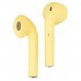 Бездротові навушники блютуз гарнітура inPods 12 simple TWS bluetooth V5.0 сенсорні. Колір: жовтий металік