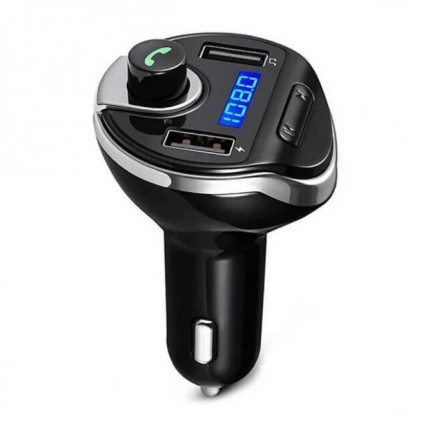 Трансмітер для авто FM MOD-T20, USB, MicroSD. Колір чорний Трансмітер для авто FM MOD-T20, USB, MicroSD. Колір чорний
