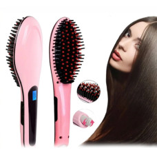 Гребінець випрямляч Fast Hair Straightener. Колір рожевий Гребінець випрямляч Fast Hair Straightener. Колір рожевий