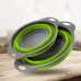 Друшляк складаний COLLAPSIBLE FILTER BASKETS (силіконовий). Колір зелений Друшляк складаний COLLAPSIBLE FILTER BASKETS (силіконовий). Колір зелений