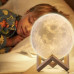 Нічник місяць, який світиться Moon Lamp 13 см
