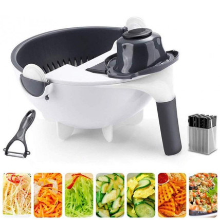 Овочерізка Wet Basket Vegetable Cutter 9в1 Овочерізка Wet Basket Vegetable Cutter 9в1