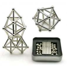 Магнітний конструктор Buckyballs n Buckybars, 64 деталі Магнітний конструктор Buckyballs n Buckybars, 64 деталі