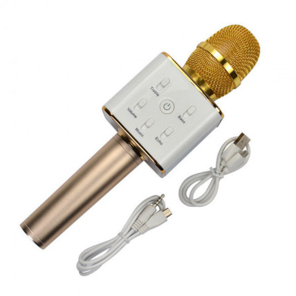 Мікрофон Q-7 Wireless Gold. Колір: золотий Мікрофон Q-7 Wireless Gold. Колір: золотий