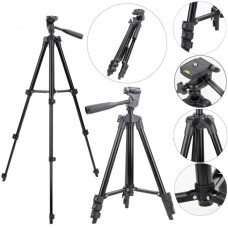 Штатив для телефону та фотоапарата Tripod 3120 PRO портативний трипод 0,35-1.02м висота. Колір: чорний Штатив для телефону та фотоапарата Tripod 3120 PRO портативний трипод 0,35-1.02м висота. Колір: чорний