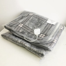 Простирадло електричне з сумкою Electric Blanket 150х120см (картата, Сіра) Простирадло електричне з сумкою Electric Blanket 150х120см (картата, Сіра)
