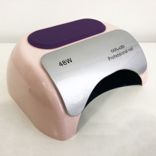 Гібридна лампа для нігтів Beauty Nail CCFL + LED 48W K18. Колір рожевий Гібридна лампа для нігтів Beauty Nail CCFL + LED 48W K18. Колір рожевий