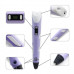 3D ручка Smart 3D Pen 2 c LCD дисплеєм. Колір фіолетовий 3D ручка Smart 3D Pen 2 c LCD дисплеєм. Колір фіолетовий
