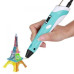 3D ручка Smart 3D Pen 2 c LCD дисплеєм. Колір блакитний 3D ручка Smart 3D Pen 2 c LCD дисплеєм. Колір блакитний