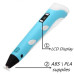 3D ручка Smart 3D Pen 2 c LCD дисплеєм. Колір блакитний 3D ручка Smart 3D Pen 2 c LCD дисплеєм. Колір блакитний