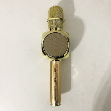 Бездротовий Bluetooth Мікрофон для Караоке Мікрофон DM Karaoke Y 63 + BT. Колір: золотий Бездротовий Bluetooth Мікрофон для Караоке Мікрофон DM Karaoke Y 63 + BT. Колір: золотий