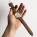 Годинник наручний Panerai White ремінець коричневий (репліка) Годинник наручний Panerai White ремінець коричневий (репліка)