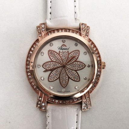 Годинники наручні Chopard. Колір: білий ремінець Годинники наручні Chopard. Колір: білий ремінець