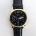 Годинник наручний Ulysse Nardin-Maxi Marine Black ремінець чорний (репліка)