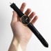Годинник наручний Ulysse Nardin-Maxi Marine Black ремінець чорний (репліка)