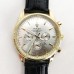 Годинники наручні Rolex White ремінець чорний (репліка) Годинники наручні Rolex White ремінець чорний (репліка)