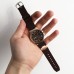 Годинники наручні Ulysse Nardin Brown ремінець коричневий (репліка). Колір: коричневий ремінь, темний циф. Годинники наручні Ulysse Nardin Brown ремінець коричневий (репліка). Колір: коричневий ремінь, темний циф.