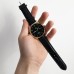 Годинник наручний Omega Black ремінець чорний (репліка) Годинник наручний Omega Black ремінець чорний (репліка)