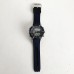 Годинник наручний QUAMER, dual time, ремінець каучук. Колір синій