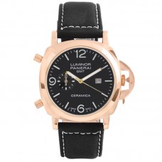 Годинник наручний Panerai Black ремінець чорний (репліка) Годинник наручний Panerai Black ремінець чорний (репліка)