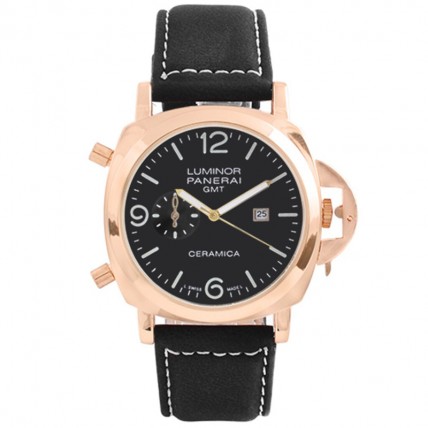 Годинник наручний Panerai Black ремінець чорний (репліка) Годинник наручний Panerai Black ремінець чорний (репліка)
