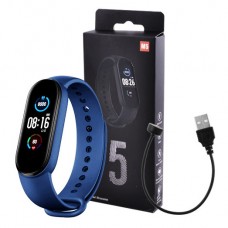 Фітнес браслет Smart Watch M5 Band Classic Black смарт годинник-трекер. Колір синій Фітнес браслет Smart Watch M5 Band Classic Black смарт годинник-трекер. Колір синій