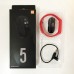 Фітнес браслет Smart Watch M5 Band Classic Black смарт годинник-трекер. Колір червоний Фітнес браслет Smart Watch M5 Band Classic Black смарт годинник-трекер. Колір червоний