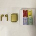 Бездротові навушники блютуз гарнітура inPods 12 simple TWS bluetooth V5.0 сенсорні. Колір: жовтий металік