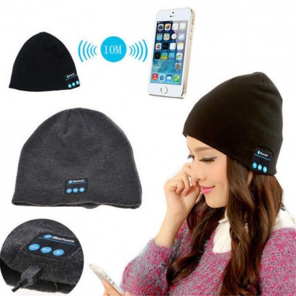 Портативна колонка ШАПКА з bluetooth навушниками SPS Hat BT True. Колір чорний Портативна колонка ШАПКА з bluetooth навушниками SPS Hat BT True. Колір чорний