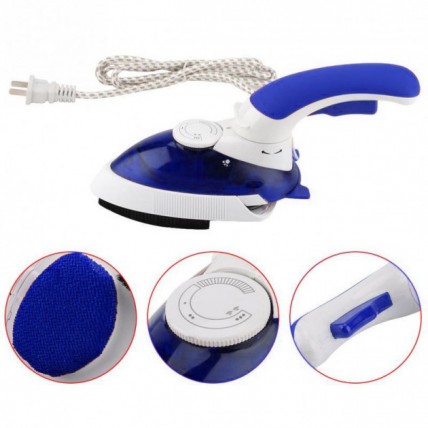 Отпариватель Mini Steam Iron HT-558B. Колір синій Отпариватель Mini Steam Iron HT-558B. Колір синій