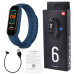 Фітнес браслет FitPro Smart Band M6 (смарт годинник, пульсоксиметр, пульс). Колір синій Фітнес браслет FitPro Smart Band M6 (смарт годинник, пульсоксиметр, пульс). Колір синій