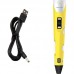 3D ручка Smart 3D Pen 2 c LCD дисплеєм. Колір жовтий 3D ручка Smart 3D Pen 2 c LCD дисплеєм. Колір жовтий