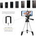 Штатив для телефону та фотоапарата Tripod 3110 PRO портативний трипод 0,35-1.02м висота. Колір: срібний Штатив для телефону та фотоапарата Tripod 3110 PRO портативний трипод 0,35-1.02м висота. Колір: срібний