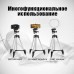 Штатив для телефону та фотоапарата Tripod 3110 PRO портативний трипод 0,35-1.02м висота. Колір: срібний Штатив для телефону та фотоапарата Tripod 3110 PRO портативний трипод 0,35-1.02м висота. Колір: срібний