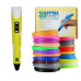 3D ручка Smart 3D Pen 2 c LCD дисплеєм. Колір жовтий 3D ручка Smart 3D Pen 2 c LCD дисплеєм. Колір жовтий