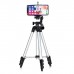 Штатив для телефону та фотоапарата Tripod 3110 PRO портативний трипод 0,35-1.02м висота. Колір: срібний Штатив для телефону та фотоапарата Tripod 3110 PRO портативний трипод 0,35-1.02м висота. Колір: срібний