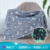 Плед, що світиться в темряві, плюшеве покривало Blanket kids Magic Star 150х100 см флісова ковдра. Колір: сірий Плед, що світиться в темряві, плюшеве покривало Blanket kids Magic Star 150х100 см флісова ковдра. Колір: сірий