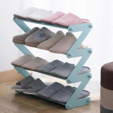 Полиця для взуття органайзер компактний стійка складана Shoe Rack YH 8802 зберігання речей та взуття 5 полиці. Колір: блакитний Полиця для взуття органайзер компактний стійка складана Shoe Rack YH 8802 зберігання речей та взуття 5 полиці. Колір: блакитний