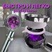 Душова турболейка високого тиску, водозберігаюча насадка для душу з вентилятором з унікальним малюнком води. Колір: фіолетовий Душова турболейка високого тиску, водозберігаюча насадка для душу з вентилятором з унікальним малюнком води. Колір: фіолетовий