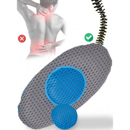 Ортопедична подушка для попереку Lumbar Support TV One. Подушка для попереку з ефектом пам'яті з м'яким тканинним покриттям, що дихає. Ортопедична подушка для попереку Lumbar Support TV One. Подушка для попереку з ефектом пам'яті з м'яким тканинним покриттям, що дихає.