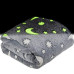 Плед, що світиться в темряві, плюшеве покривало Blanket kids Magic Star 150х100 см флісова ковдра. Колір: сірий Плед, що світиться в темряві, плюшеве покривало Blanket kids Magic Star 150х100 см флісова ковдра. Колір: сірий
