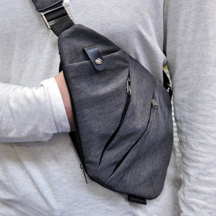 Сумка тактична Cross Body месенджер із тканини. Колір: чорний Сумка тактична Cross Body месенджер із тканини. Колір: чорний