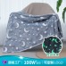 Плед, що світиться в темряві, плюшеве покривало Blanket kids Magic Star 150х100 см флісова ковдра. Колір: сірий Плед, що світиться в темряві, плюшеве покривало Blanket kids Magic Star 150х100 см флісова ковдра. Колір: сірий