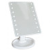 Дзеркало для макіяжу з 16 LED підсвічуванням Mirror White. Колір білий Дзеркало для макіяжу з 16 LED підсвічуванням Mirror White. Колір білий