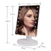 Дзеркало для макіяжу з 16 LED підсвічуванням Mirror White. Колір білий Дзеркало для макіяжу з 16 LED підсвічуванням Mirror White. Колір білий