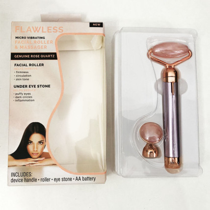 Масажер ролик електричний для особи Facial Roller Massager. Колір бежевий Масажер ролик електричний для особи Facial Roller Massager. Колір бежевий