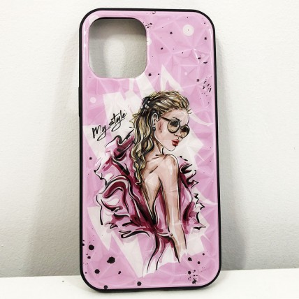Чохол Apple Iphone 12 Pro Max. My style рожевий Чохол Apple Iphone 12 Pro Max. My style рожевий