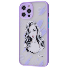 Чохол для Apple Iphone 12 Pro Max фіолетовий Чохол для Apple Iphone 12 Pro Max фіолетовий
