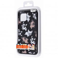 Чохол для Apple Iphone 12 Pro Max собачки. Колір чорний Чохол для Apple Iphone 12 Pro Max собачки. Колір чорний
