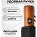 Парасолька преміум - Автоматична, чоловіча укріплена парасолька з дерев'яною ручкою. Парасолька преміум - Автоматична, чоловіча укріплена парасолька з дерев'яною ручкою.